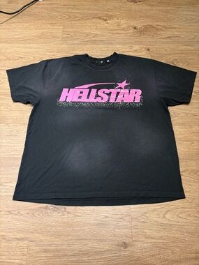 Black Hellstar Rhinestone tee